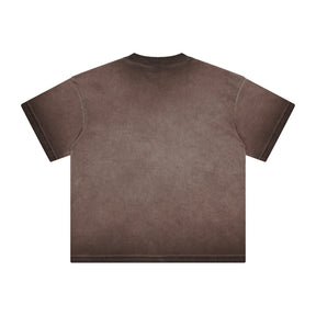 Zware losse pasvorm Sunburst Wash T-shirt