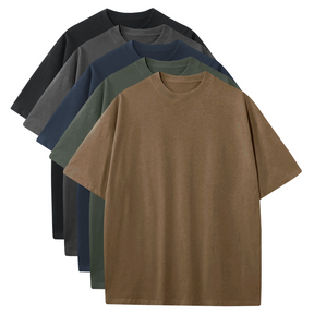 Dark Tones 5-Pack - 275GSM Heavy Loose Fit T-Shirt