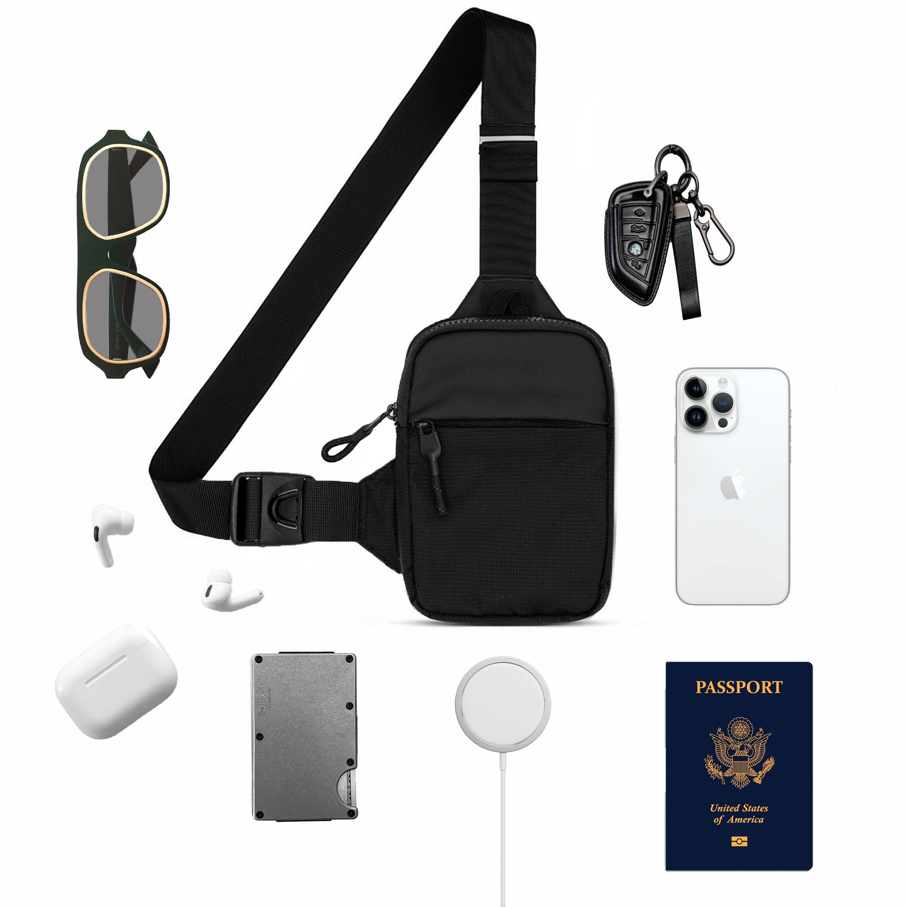 Travel Sling Bag 2-Pack