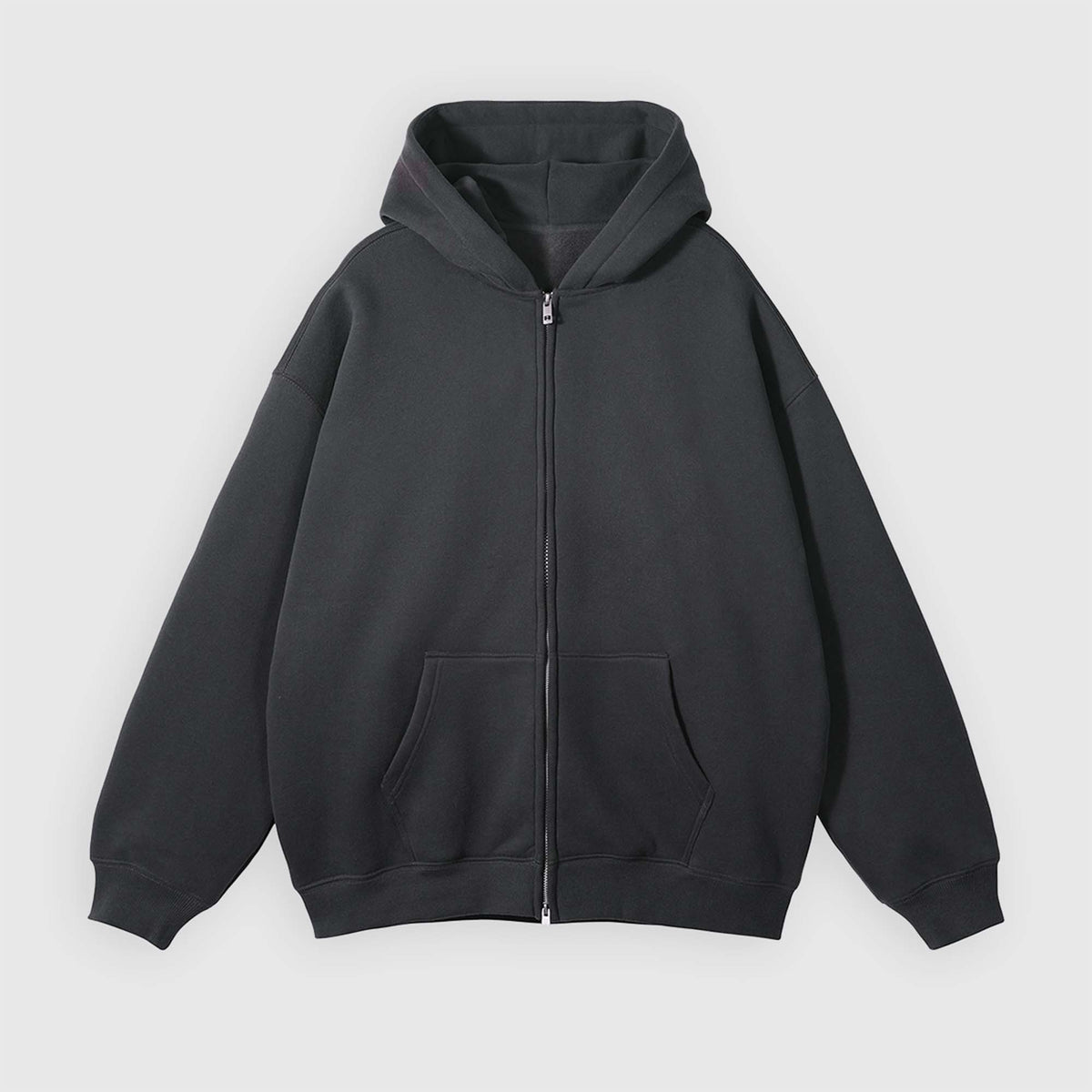 350GSM Loose Fit Zip Up Hoodie